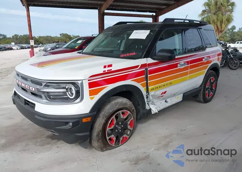 2024 Ford Bronco Sport Free Wheeling z USA, uszkodzony, nr VIN 3FMCR9K68RRF45249